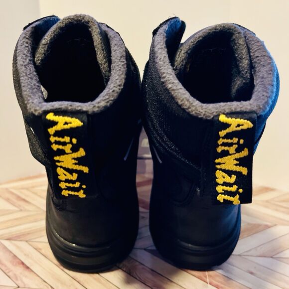 Dr Martens Combs Tech WX Leather Canvas Utility M 13 Black Warmwair Boots Rugged - Picture 4 of 9